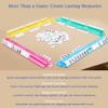 American Mahjong Set, 166 White Tiles with Blue Carrying Bag, Mahjong Tile Set With 4 All-in-One Rack/Pushers, Mahjong Set Complete Western Game, Gift for Mom, Player: Family, Office & Vacation Play view 3