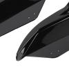 1 Pair Rear Bumper Splitter Side Diffuser Left Right Sporty Look Lip Splitter Spoiler Diffuser for X1 IX1 U11 M Sport 2023 and Later (Glossy Black) view 4