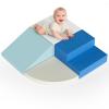 FVBADE Indoor Crawl and Climb Foam Play Set, 4-Piece Colourful Foam Climbing Blocks for Toddlers 1-3, Climb and Crawl Activity Playset, Soft Play Equipment Crawling and Sliding view 1