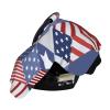 American Flag Geometri Baby Car Seat Cover & Nursing Cover - Breathable Stretch Multi-Use Cover for Breastfeeding, Stroller Sunshade & Infant Carrier view 3