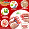 Advent Calendar 2025 Children, Wooden Alphabet Transport Puzzles for Toddlers, 52 ABC Letter Matching Game, 24 Days Christmas Countdown with Wooden Transport Puzzles Educational Toy for Boys, Girls view 4