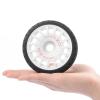 1/8 RC On-Road Tires & Plastic Street Wheels 17mm Hex, 3.94" OD  1/7 Rally Racing Tyres for 1:8 1:7 Touring, Drift Cars Compatible with Tamiya, HPI WR8, HSP, ARRMA, Redcat, Losi, Kyosho GT2 (WHITE) view 4