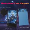 200 Pack Card Sleeves, Matte Dual Trading Card Sleeves with Opaque Back & Smooth Shuffle, Tear Resistant Card Protectors for MTG, TCG (Lagoon Blue) view 2