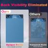 200 Pack Card Sleeves, Matte Dual Trading Card Sleeves with Opaque Back & Smooth Shuffle, Tear Resistant Card Protectors for MTG, TCG (Lagoon Blue) view 3