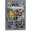 The Offspring Skeleton Molotov Badges (Pack of 5), multicoloured, One Size view 1