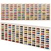 1:64 Model Car Wooden Display Case,108 Grids,Storage Display Shelf,for 1/64 Scale Toy Cars,Wall Mount ,Model car Display Organizer,Collapsible Toy Car Storage(Only One Case) view 1