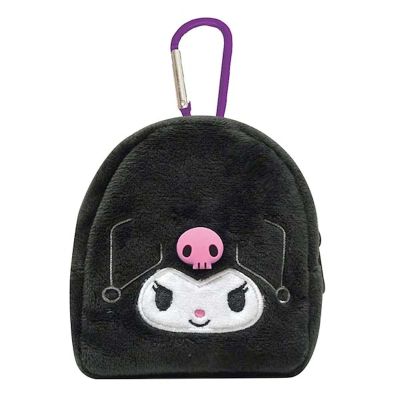 K Company SAC-PA-KU Sanrio Characters Pouch with Parts, Kuromi H3.7 x W3.5 x D1.6 inches (9.5 x 9 x 4 cm)