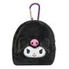 K Company SAC-PA-KU Sanrio Characters Pouch with Parts, Kuromi H3.7 x W3.5 x D1.6 inches (9.5 x 9 x 4 cm) view 1