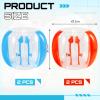 Silipull 4 Pcs 48 Inch Bumper Sumo Ball for Adults Inflatable Bounce Body Zorb Ball for Outdoor Team Gaming Play Bumper Bopper Balls for Garden, Yard, Park (Red, Blue) view 2