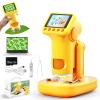 1600x Microscope for Kids, 2" Digital Screen Kids Microscopes, Handheld Pocket Microscope with Photo/Video, LED Light, 32GB, Slides, Rechargeable Portable Microscope for Boys Girls Ages 6,7,8-12 view 1