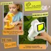 1600x Microscope for Kids, 2" Digital Screen Kids Microscopes, Handheld Pocket Microscope with Photo/Video, LED Light, 32GB, Slides, Rechargeable Portable Microscope for Boys Girls Ages 6,7,8-12 view 3