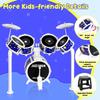 Toy Drum Set for Kids Toddler Jazz Drum Kit with 5 Drums Musical Instruments Toys for 3 4 5 Year Old Boys Girls Gifts Ages 3-5 view 4