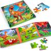 3 in 1 Magnetic Dinosaur Puzzles for Kids Ages 3-5, 3x20 Pieces Puzzles for Toddlers 4-6, Car Airplane Road Trip Activities Magnet Games Toys for 3 4 5 6 Year Old Boys view 1