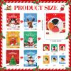 Capoda 18 Set Christmas DIY Craft Kit Christmas Air Dry Clay Kit Snowman Santa Claus Making Craft DIY Modeling Clay for Xmas Winter Holiday School Exchange Gifts Party Art Activities Supplies view 2