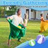 Granny Pants Yard Game for Adults & Kids - Giant Outdoor Tossing Game with Bouncy Balls, Backyard Party & Team Building Activity for Groups (RedBlue) view 2
