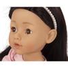 Gotz 2511148 Little Kidz Marianne Jubilee - 14" Tall Multi-Jointed Standing Doll with Long Black Hair to Wash & Style view 3