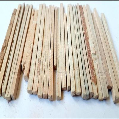 4OUR FAITH Edible Red Slate Bar Pencils 150 Pcs | Natural Chalk Snack | Indian Limestone Candy | Earthy Craving Treat | 1000gm Traditional Mineral Munchies | Unique Global Snack