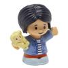 Fisher-Price Replacement Part for Collectible Little People Pet Store Vet Dog Walker Dollhouse Playset GWV17 - Replacement Woman Mom Figure Carrying Puppy view 1
