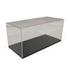 1pc 1:32 Clear Acrylic Case Display Box Transparent Storage Boxes W/ Faux Leather Base for Model Car Toys Collection view 1