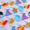 Halloween Party Favors for Kids, 24 Pack Halloween Fidget Sensory Pop Toys for Halloween Goodie Bag Stuffers with Keychain for Kids Boys Girls for Halloween Treat Bags Gifts Stress Relief view 1