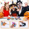 Halloween Party Favors for Kids, 24 Pack Halloween Fidget Sensory Pop Toys for Halloween Goodie Bag Stuffers with Keychain for Kids Boys Girls for Halloween Treat Bags Gifts Stress Relief view 3