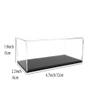 1:64 Display Acrylic Case Clear Display Box Transparent Cases W/ PU Leather Base for Model Car Toys Collections view 2