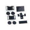 MOC City Creative Building Block Train Wheels, Black, 2-Piece Set, DIY Compatible with City Train Construction Sets view 2