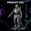 692PCS Mechanical Skeleton Robot Building Block Set3D Poseable Model with LED Light, Movable Linkage Gears, Display Stand, STEM Toys Gift for Kids & Adults Perfect for Horror Fans & Gothic Room Decor view 2