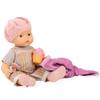 Gotz 2518053 Maxy Aquini Baby Beach Vibes - 16.5" Tall Vinyl Bath Baby Doll with Grey Sleeping Eyes, Dress, Hat and Accessories view 4