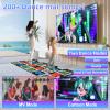 Damcoola TV Dance Mat Games - Wireless Music Electronic Dance Mat Fun Dance Fitness Games for Kids, Christmas and Boys and Girls Birthday Gift Ideas, Silver Gray view 2