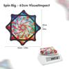 Beginner to Pro Spinning Cloth Flow Toy  Colorful Juggling Prop, 24.4 Inch 297 Grams, Flow Star Style (Plume) view 4