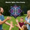 Beginner to Pro Spinning Cloth Flow Toy  Colorful Juggling Prop, 24.4 Inch 300 Grams, Flow Star Style (Paisley Pattern) view 4