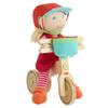 HABA Annelie 2011906001 Balance Bike Set with Annelie Doll, Wooden Wheel, Bicycle Helmet and Basket for Children from 18 Months view 1