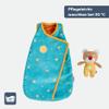 HABA 2011907001 Doll Sleeping Set with Mini Teddy Bear - Machine Washable at 30C - For Children from 18 Months view 4