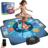 BulaBe Upgraded Dance Mat for Kids with Wireless Bluetooth, 5 Game Modes, LED Lights,Electronic Music Game Dance pad Floor Toys for Girls Boys Birthday Gifts Ages Toddlers 3-5 4-8 8-12 Year Old view 1