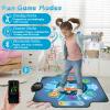BulaBe Upgraded Dance Mat for Kids with Wireless Bluetooth, 5 Game Modes, LED Lights,Electronic Music Game Dance pad Floor Toys for Girls Boys Birthday Gifts Ages Toddlers 3-5 4-8 8-12 Year Old view 3