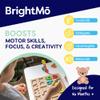 BrightM 8-in-1 Montessori Wooden Activity Toy for 3 Year Old Boys & Girls  Alphabet, Numbers, Shape Sorting & Xylophone  Preschool Educational Learning Set view 2