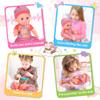 Baby Doll Stroller Toys Set, 12 Doll with Accessories, 28Pcs Baby Dolls and Stroller Set with Care Bag, Clothes, Baby Bottle, Realistic Pretend Play Toy for Girls 3-5, 4-6, 7 Years Old Toddler Gift view 3