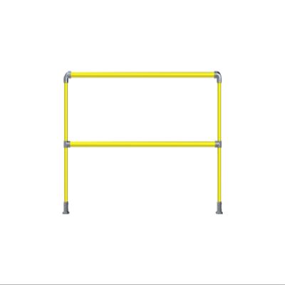 Safety Rail Co. Accu-Fit 6' Straight Expressrail Kit - Powdercoat & Galvanized