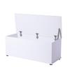 15.75 x 39.25 x 15.75 in. Wooden Storage Organizing Toy Box, White - Rectangle view 1