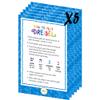 50 Pack Hanukkah Dreidels Multicolor Plastic Chanuka Draydels with English Transliteration, Includes Dreidel Game Instruction Card view 3