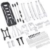 Aluminum 1/10 Twin I-Beam 2WD Pre-Runner Suspension Conversion Kit for SCX10 I II 90046 AXI03025,AXI90104, AX90059 Upgrade Parts(Silver) view 2
