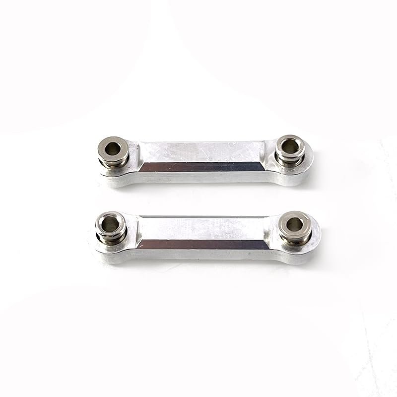 1/14 14301 14302 Remote Control car Modified Accessories Parts Upgraded Metal Steering Rod(Silver)