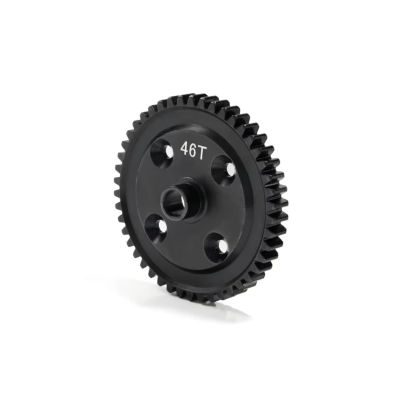 MYHWDRNU RC Car Parts Compatible with KM C3 1/7 RC for Rally Car Upgrade Modification Parts Steel 46T 48T Central Differential Gear E8082(46t)