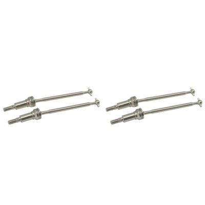 RC Cars Drive shafts Compatible with Xinlehong for Hosim Q901 Q902 Q903 9130 9136 9137 1/16 RC Car Upgrade Parts 4Pcs Metal Front Drive Shaft CVD QWJ01