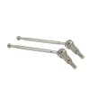 RC Cars Drive shafts Compatible with Xinlehong for Hosim Q901 Q902 Q903 9130 9136 9137 1/16 RC Car Upgrade Parts 4Pcs Metal Front Drive Shaft CVD QWJ01 view 2