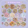 20 Sets 3D Sticker Scene Book with Tweezers,DIY 3D House Stickers,Make Your Own Miniature Room,Video Games City,Hotpot Restaurant,Library,Stress Relief Therapy for Adults to Relax and Pass The Time view 3
