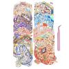 10 Sets Large 3D DIY Sticker Scene Book,Cartoon Mini Stickers for House,Magic Academy,Space Travel,Music Box, Relief Therapy for Adult Relief Stress Pass The Time Decoration Decal view 2