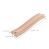 HOMOCONO 1 Set Wooden Train Bridges: Plastic Train Track Supports & Bridge for Kids' Railway Track Assembly Boosts Creativity & Realistic Play Experience view 2