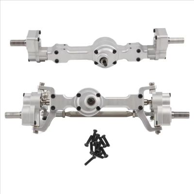 Compatible with MN D90 for MN-90 MN96 for MN98 for MN99S MN45 1/12 RC Car Upgrade Parts Accessories Metal Front Rear Portal Axle RC car Front Rear axle
